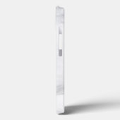 Witte marmertextuur Case-Mate iPhone case (Achterkant / Links)