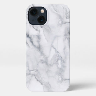 Witte marmertextuur iPhone 13 hoesje