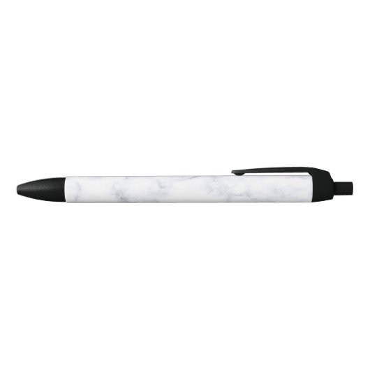 Witte marmertextuur zwarte inkt pen (Bovenkant)