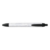 Witte marmertextuur zwarte inkt pen (Achterkant)