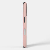 Witte matte fles op pastelachtergrond Case-Mate iPhone case (Achterkant / Rechts)