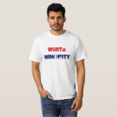 WITTE MINDERHEID T-SHIRT (Voorkant volledig)