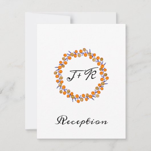 Witte minimalisme gouden trouw blauw marine kaart (Voorkant)