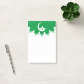 Witte moskee in Crescent Moon Ramadan Post-it® Notes (Kantoor)