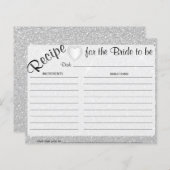 Witte muggen en hartritmekleurige bride om Kaart t (Voorkant / Achterkant)