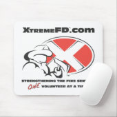 Witte Muismat met Logo (Met muis)