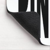 Witte muismat PING PONG (Hoek)