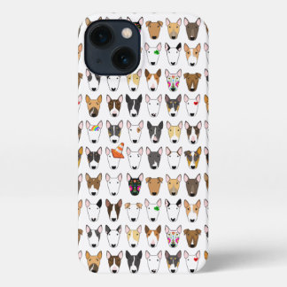 Witte Multibull Bull Terrier Telefoon Case iPhone 13 Hoesje