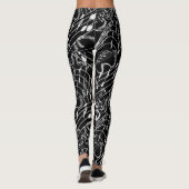 WITTE MUZIEKNOTEN LEGGINGS (Achterkant)