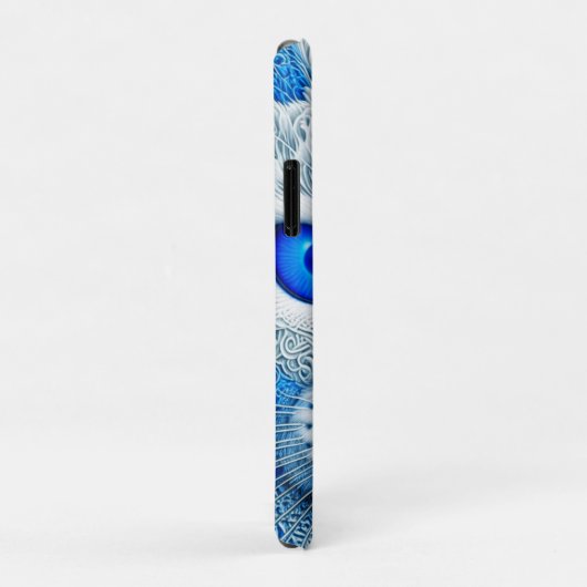 Witte Mystieke Kat Etherische AI Kunst Case-Mate iPhone Case (Achterkant/rechts)