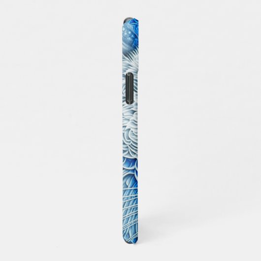 Witte Mystieke Kat Etherische AI Kunst iPhone Hoesje (Rechterkant)