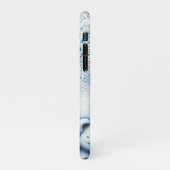 Witte Mystieke Kat Etherische AI Kunst iPhone Hoesje (Linkerkant)