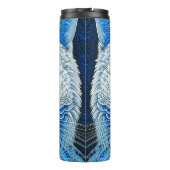 Witte Mystieke Kat Etherische AI Kunst Thermosbeker (Achterkant)