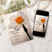 Witte Narcis Lente-Equinox-viering Kaart