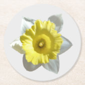 Witte Narcis Papier Onderzetter (Voorkant)