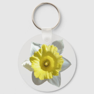 Witte Narcis Sleutelhanger