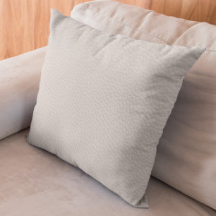 Witte nep leer patroon kussen