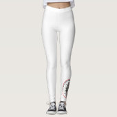 Witte Oefenbroek van TFS Leggings (Voorkant)