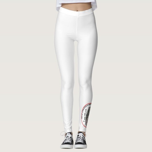 Witte Oefenbroek van TFS Leggings (Voorkant)