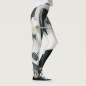 Witte oldsmobile auto ontwerp leggings (Rechts)