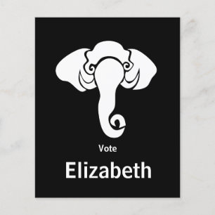 Witte Olifant Familie Thuis Adres Republikein Flyer