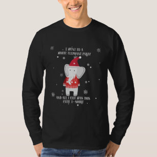 Witte olifant geschenken Cadeau voor mannen & vr T-shirt