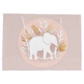 witte olifant groot cadeauzakje (Achterkant)