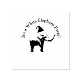 Witte olifant 	rubberstempel (Afrduk)