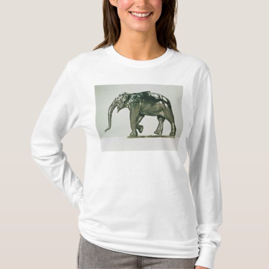 Witte olifant t-shirt (Voorkant)