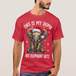 Witte Olifant Voor Pjs Onder 15 20 - klassiek T-shirt