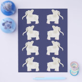 Witte olifantenwandelaars flyer (Enkel)