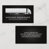 witte oplegger | Stuurprogramma | logistiek vervoe Visitekaartje (Voorkant / Achterkant)