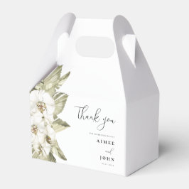 Witte Orchidee bruiloft gunst doos Bedankdoosjes