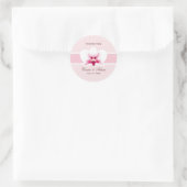 Witte Orchidee gunst Stickers (Tas)