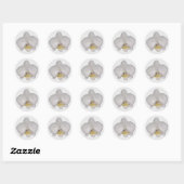 Witte orchidee Stickers (Vel)