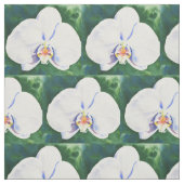 Witte Orchidee Stof (Swatch)