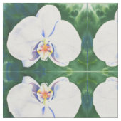 Witte Orchidee Stof (Close Up)