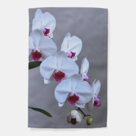 Witte Orchidee tuin vlag