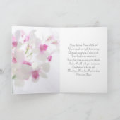 Witte orchideeën Bedankt moeder voor mijn bruiloft (Binnen)