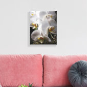 Witte orchideeën canvas afdruk (Insitu (Woonkamer))