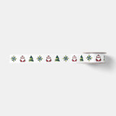 Witte origami kerst lint (Voorkant)