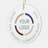 Witte ornamenten van de douane met logo (Links)