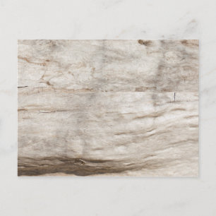 Witte oude eikenhout briefkaart
