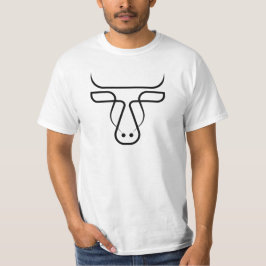 Witte ovale t-shirt