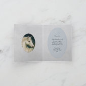 Witte Paard Verjaardag Kaart (Binnen)