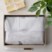 Witte Paard Waterverf Decoupage Tissuepapier (Geschenk)