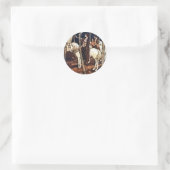 Witte Paarden Kleine Sticker (Tas)