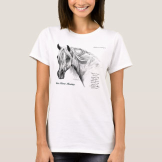 Witte paarden Ministry Riding Team T-Shirt