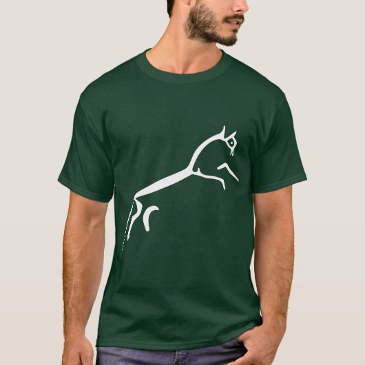 Witte paarden (Uffington Castle) T-shirt (Voorkant)
