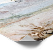 Witte Paardenschilderij Joris Hoefnagel Renai Poster (Hoek)